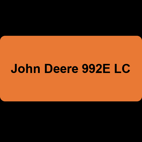 John Deere 992E LC